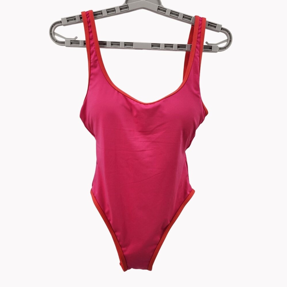 Michael Kors Women’s One-Piece Swimsuit Size 8 Electric Pink New